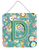 Circle Circle Teal Initial Alphabet Wall or Door Hanging Prints - 615872986903
