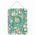 Circle Circle Teal Initial Alphabet Wall or Door Hanging Prints - 638508030504