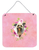 Flowers Design with Dog Wall or Door Hanging Prints - 194030071311