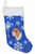 Dog and Winter Snowflakes Christmas Stocking - 705332017886