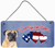 Woof If You Love America Dog Artwork Wall or Door Hanging Prints - 615872936717