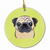 Dog Portrait on Ceramic Ornament - 615872909056