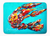 Sealife Themed Art/Painting Machine Washable Memory Foam Mat - 638508647290