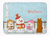 Merry Christmas Carolers Dog Art Machine Washable Memory Foam Mat - 638508637550