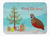 Bird Christmas Machine Washable Memory Foam Mat - 652259132256