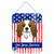 American Flag Design with Dog Wall or Door Hanging Prints - 638508213112