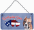Woof If You Love America Dog Artwork Wall or Door Hanging Prints - 615872936335