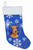 Dog and Winter Snowflakes Christmas Stocking - 705332017725