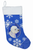 Dog and Winter Snowflakes Christmas Stocking - 705332017510