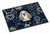 Blue Flowers Dog Art Indoor or Outdoor Mat - 638508609250