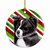 Holiday Dog on Ceramic Ornament - 615872599080