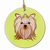 Dog Portrait on Ceramic Ornament - 615872908479