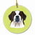 Dog Portrait on Ceramic Ornament - 615872908899