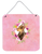 Flowers Design with Dog Wall or Door Hanging Prints - 194030071397