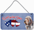 Woof If You Love America Dog Artwork Wall or Door Hanging Prints - 615872936373