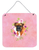 Flowers Design with Dog Wall or Door Hanging Prints - 194030071465