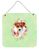 Flowers Design with Dog Wall or Door Hanging Prints - 194030073179