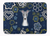 Blue Flowers Dog Art Machine Washable Memory Foam Mat - 638508642943