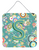 Circle Circle Teal Initial Alphabet Wall or Door Hanging Prints - 615872987054