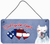 Woof If You Love America Dog Artwork Wall or Door Hanging Prints - 615872936755