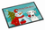 Snowman Dog Art Indoor or Outdoor Mat - 638508134738