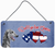 Woof If You Love America Dog Artwork Wall or Door Hanging Prints - 615872936465
