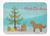 Christmas Tree Dog Art Machine Washable Memory Foam Mat - 194030039199