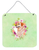 Flowers Design with Dog Wall or Door Hanging Prints - 194030073193