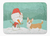 Dog and Snowman Christmas Machine Washable Memory Foam Mat - 652259282999