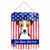 American Flag Design with Dog Wall or Door Hanging Prints - 638508213488