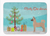 Christmas Tree Dog Art Machine Washable Memory Foam Mat - 194030038963