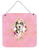 Flowers Design with Dog Wall or Door Hanging Prints - 194030072493