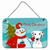Snowman with Dog Art Wall or Door Hanging Prints - 638508132253
