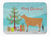 Camel/Cow Art Christmas Machine Washable Memory Foam Mat - 652259130986