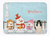 Merry Christmas Carolers Dog Art Machine Washable Memory Foam Mat - 638508637772