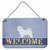 Welcome Sign with Dog Wall or Door Hanging Prints - 638508693327