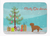 Christmas Tree Dog Art Machine Washable Memory Foam Mat - 194030038109