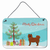 Christmas Tree Design with Dog Wall or Door Hanging Prints - 194030021040
