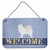 Welcome Sign with Dog Wall or Door Hanging Prints - 638508693556