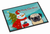 Snowman Dog Art Indoor or Outdoor Mat - 638508134011