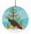 Bird Christmas Ceramic Ornament - 652259330386