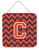 Monogram Letter Chevron Wall or Door Hanging Prints - 638508294623