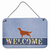 Welcome Sign with Dog Wall or Door Hanging Prints - 638508692894