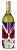 Dog with English Union Jack British Flag Wine Bottle Hugger - 615872827282