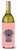 Checkerboard Design with Dog Wine Bottle Hugger - 615872918669