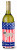 American Flag and Dog Wine Bottle Hugger - 638508497444