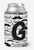 Monogram Letter Moustache Can or Bottle Hugger - 615872969814