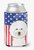 American Flag and Dog Can or Bottle Hugger - 638508242655