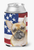 Patriotic With Dog Can or Bottle Hugger - 652259204243