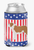 USA Patriotic Dog Design Can or Bottle Hugger - 638508504593